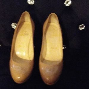 Christian Louboutin Simple Pump Heels – Nude Sz 37